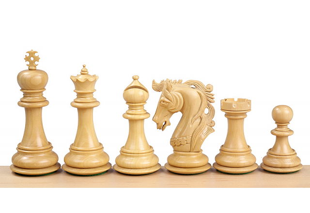 Piezas de ajedrez ELVIS KNIGHT ÉBANO 4